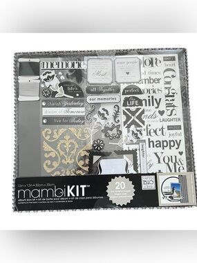 Me & my BIG ideas MAMBIKIT Wedding scrapbooking kit 12x12 inch Neutral Memories